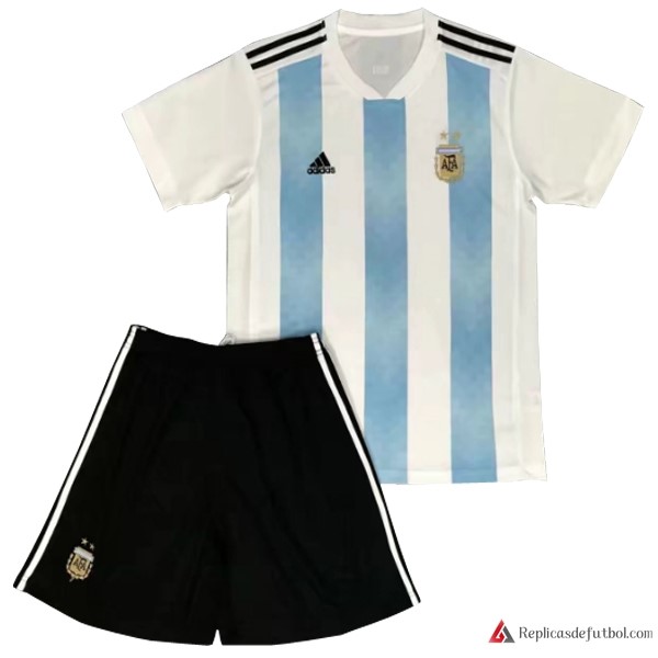 Camiseta Seleccion Argentina Niño Primera equipación 2018